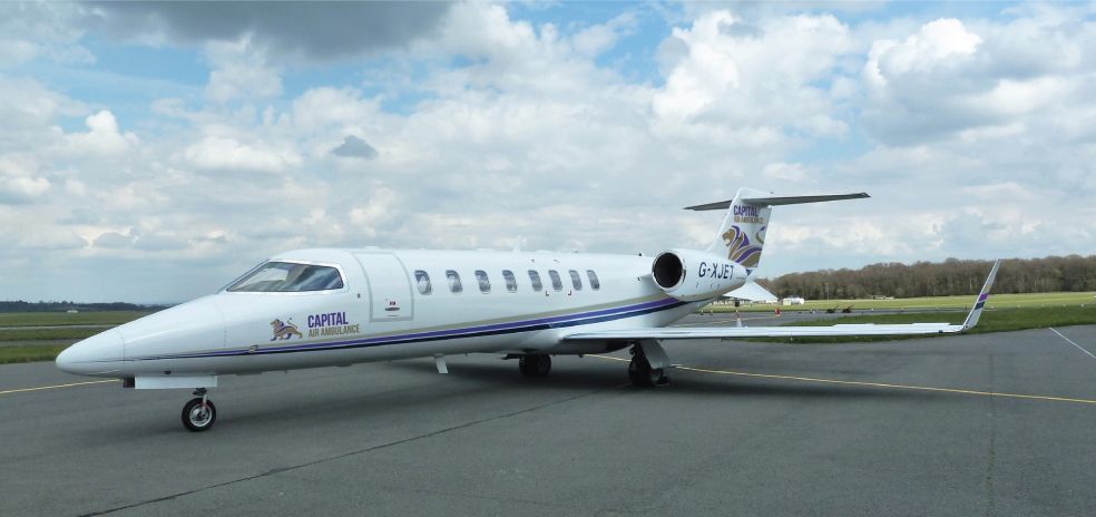 Capital Air's new Lear jet